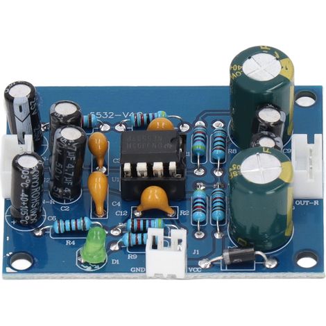 Module de préamplification audio, carte de préamplification, puce NE5532, pièce accessoire de remplacement (1/5)