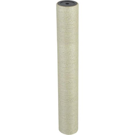 Árbol para gatos rascador nicho juguete de peluche 8 x 55 cm 10 mm beige 3702068