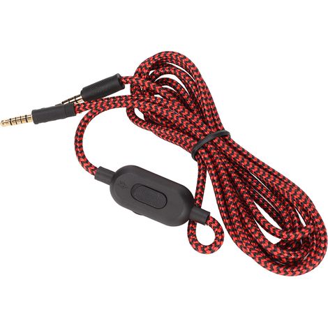 Ersatzkabel für Logitech G433, G233, G Pro, G Pro X Headsets und PC-/Telefon-Headsets mit integriertem Mikrofon und Lautstärkeregelung (1/5)