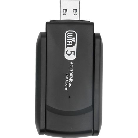 Adaptateur WiFi USB 1300Mbps 2.4GHz 5Ghz Haut Débit, Clé WiFi USB3.0 Plug and Play pour Téléphone, Tablette, PC Portable (1/5)