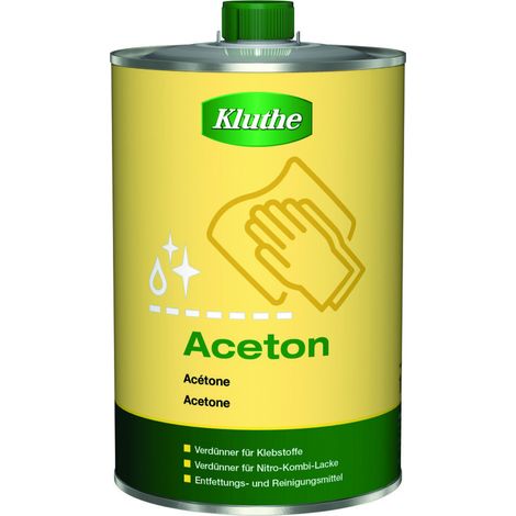 12x 1l Dose Aceton Verdünner Entfettungs- & Reinigungsmittel Lösungsmittel (1/3)