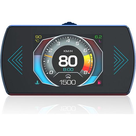 P12 5.8 TFT OBD2 HUD Head-up Display Digital Car Speed Projector On-board Computer Tachometer OBD2 Projector (1/5)