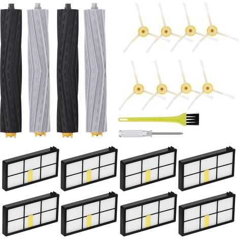 Pièces de Rechange pour iRobot Roomba 980 960 900 890 880 870 860 800 série Aspirateur, Kit d'accessoires de Remplacement de Brosse et Filtres - Set 2 (1/5)