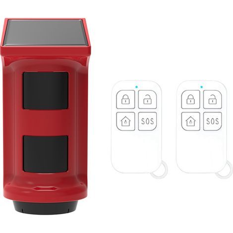 Solar Alarm with Motion Detector, IP53, 120 dB, for Outdoor Use – ZX-SN50 (1/4)