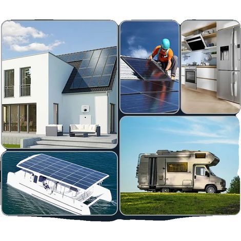 Inverter solare, 12 unità in parallelo, connettività WiFi, ANJ-HHP-II-6.2KP, 220-240 V, 48 V (1/5)