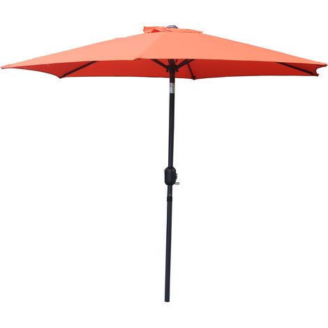 Sombrilla  terracota  redonda 2,5 x 2,5 m COME