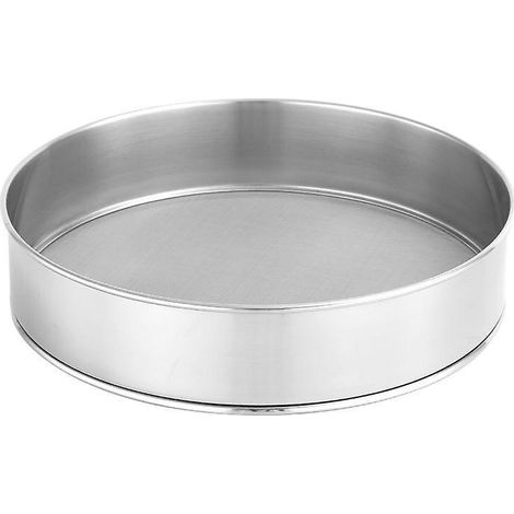 25cm-tamis Farine Inox Tamis De Ptisserie Maille Fine Tamis Fins En Acier Inoxydable Avec Cuillre Farine Tamis Farine Pour Farine,sucre,poudre (1/5)