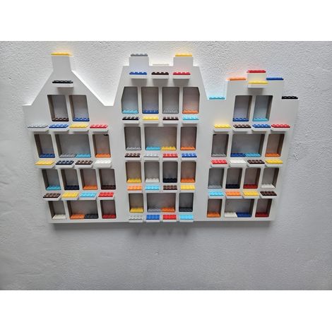 Ausstellungsständer für Figuren von Menschen in einem Mietshaus XXL (1/4)