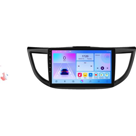Autoradio, touchscreen, controllo vocale, compatibile con Honda CRV 4a generazione 2012-2014, T2 CP AHD6 AI, Quad Core-d (1/2)