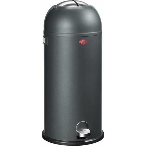 Wesco Mülleimer Kickmaster Maxi graphit (1/3)
