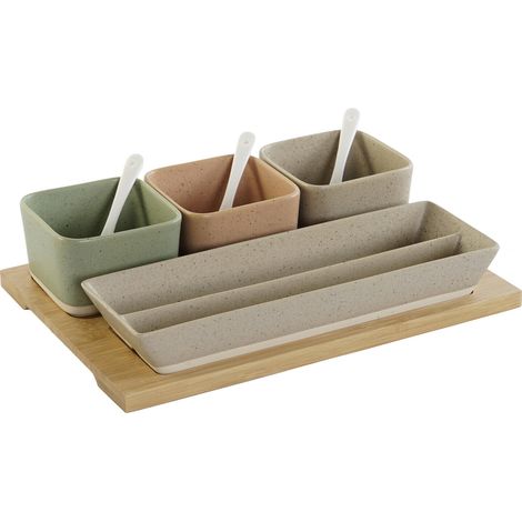 DKD Home Decor Ensemble à apéritif multicolore 8 pièces (1/4)