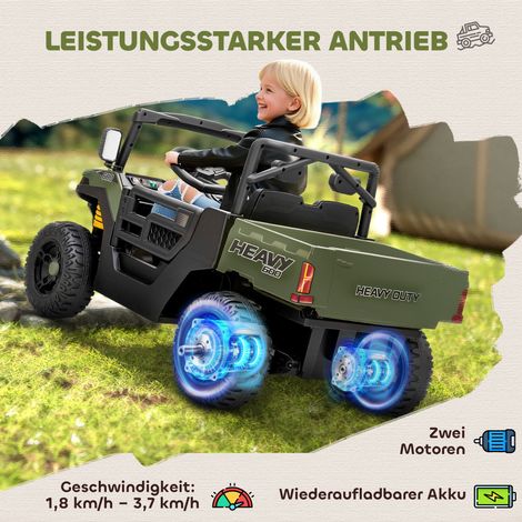Elektrofahrzeug, 2 Motoren, Gepäckträger, UTV-Design, Musikfunktion, umweltfreundlich (1/5)
