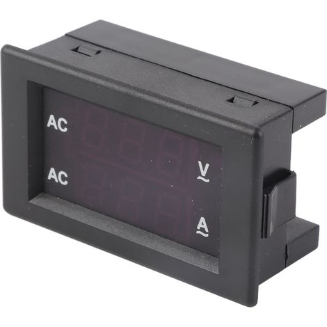 Voltmètre numérique LED AC 100-300V Ampèremètre 0-100A Rouge Bleu (1/5)