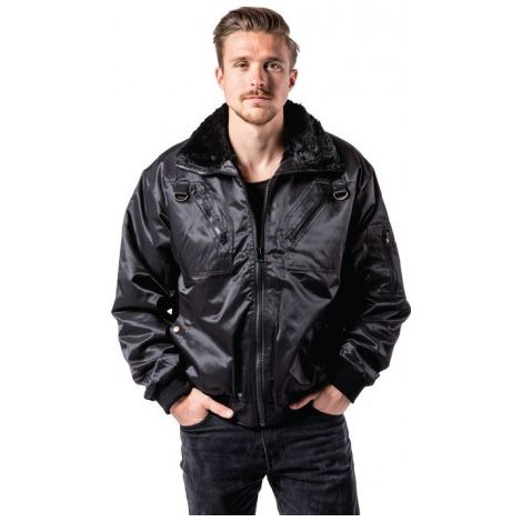Veste de pilote combinée 4 en 1 taille XXL 62/64 noir