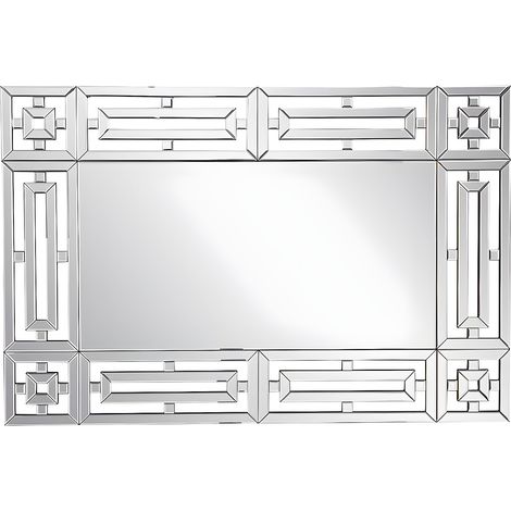 Miroir mural en inox - L. 120 x H. 80 cm- LOAYE