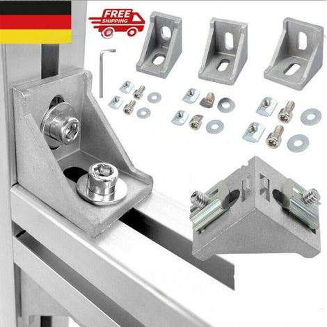 40X Matériau de décoration pour 2020 3030 4040 Écrou 6 8 Aluprofil Verbinder (1/5)