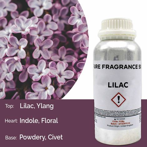 Huile parfumée pure lilas - 500 ml- Vendu par 1