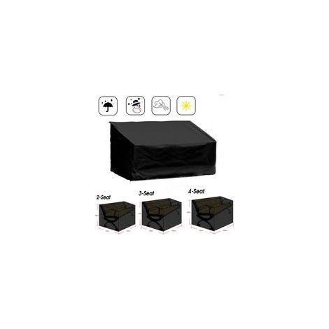 Housse de banc de jardin, housse de banc de jardin 4 places et housse d'extérieur, housse de protection pour mobilier de jardin, housse de canapé de jardin en tissu Oxford 210D, imperméable, coupevent (1/5)