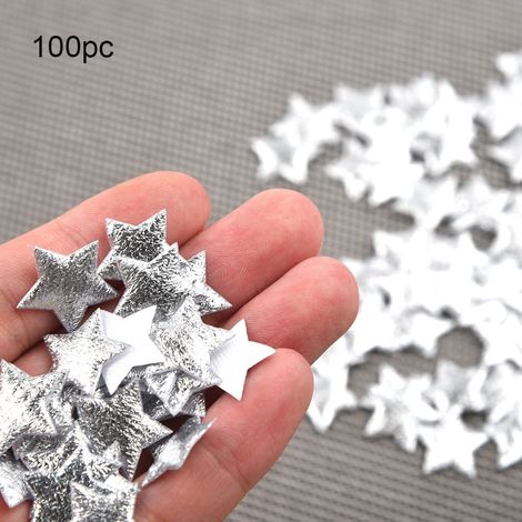 Guirlande De Perles En Verre - 100 Pièces - Diamètre 20 Mm - Pour Décoration De Noël Mariage Fête - Matériau Tissu - Couleurs Or Argent Blanc (1/5)