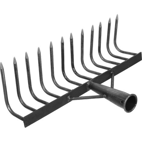 Cabeça De Ancinho Reforçada Com 12 Dentes Em Aço Carbono Para Soltar O Solo. (1/5)