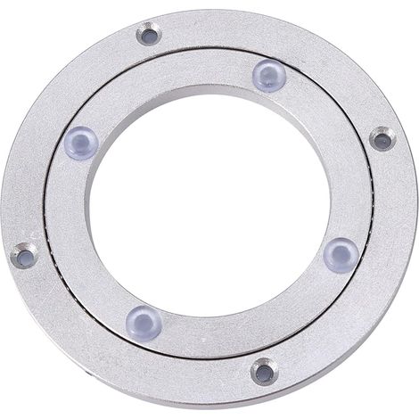 Lazy Susan Heavy Duty roulement rotatif plateau tournant Table à manger ronde Table à manger à plaque pivotante lisse(4Inch) Roulement de plaque tournante en alliage d'aluminium Dining Auxiliary (1/5)