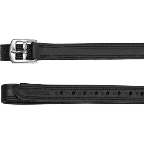 135 cm, Nero: Staffili Supreme in cuoio di alta qualità con rinforzo interno in nylon e fibbie in acciaio inox (1/5)