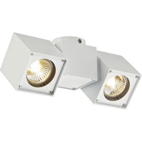 Plafonnier ALTRA DICE blanc 2x GU10 max. 2x 50W - SLV - 151531 (1/3)