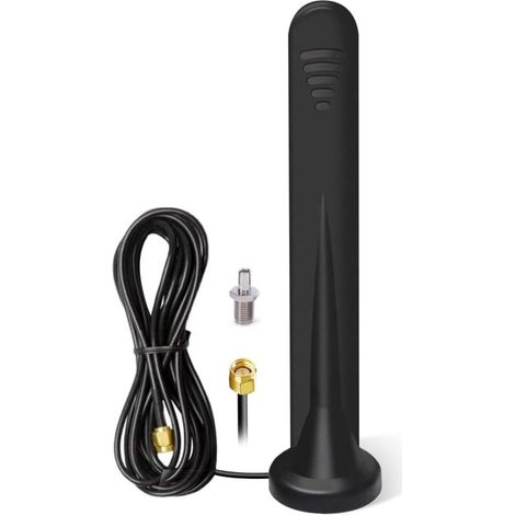 Antenne 4G/5G/LTE, amplificateur de signal pour une utilisation intérieure et extérieure, 15 dBi omnidirectionnelle