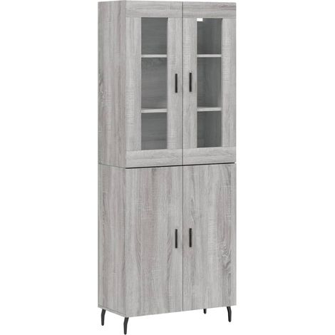 Aparador-cómoda-mueble-organizador-cocina-salón-salón-alto-Sonoma-695x34x180cm-madera-ingeniería-gris-020035568 (1/5)