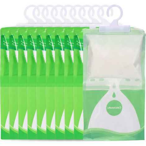 SWANEW 10X Assorbitore di umidità Sacchetti deumidificatori con effetto deumidificante Sacchetti di rimozione dell'umidità appesi (1/5)