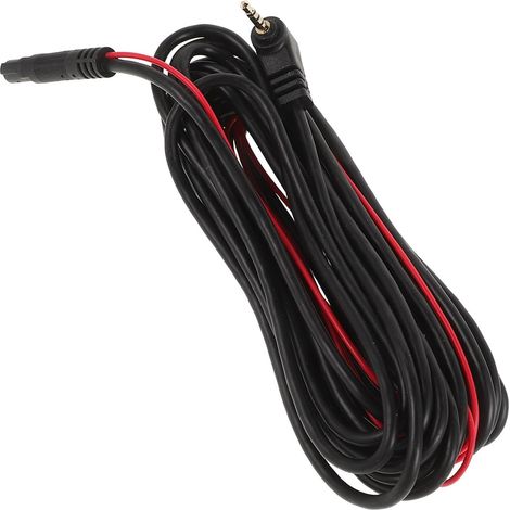 Câble de Caméra de Recul 2,5 Mm 5 Broches 5,5 M pour Voiture et Camion, Rallonge Caméra Arrière, Compatible Adaptateur Allume-Cigare, Usage Véhicule Polyvalent, Câble Solide Noir (1/5)