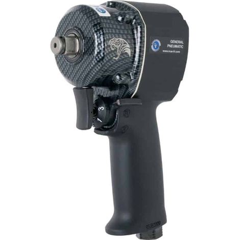 Topcar – Clé à chocs pneumatique 1/2" 1173 Nm – Système de frappe TWIN-HAM MER – Pour travaux en espaces réduits – GP1303