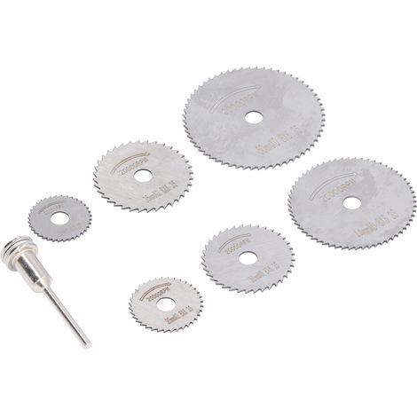 7-teiliges Sägescheiben-Set, HSS-Kreistrennscheibe, Mini-Winkelschleifer, Hochgeschwindigkeits-Schneidwerkzeug-Set (1/5)