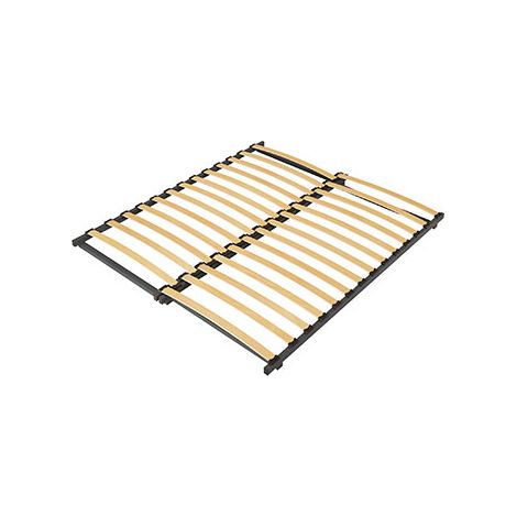 Ebac Literie – Sommier extensible 88-162x185 cm – 27 lattes en contreplaqué bouleau – Cadre métal anticorrosion – 1-2 places