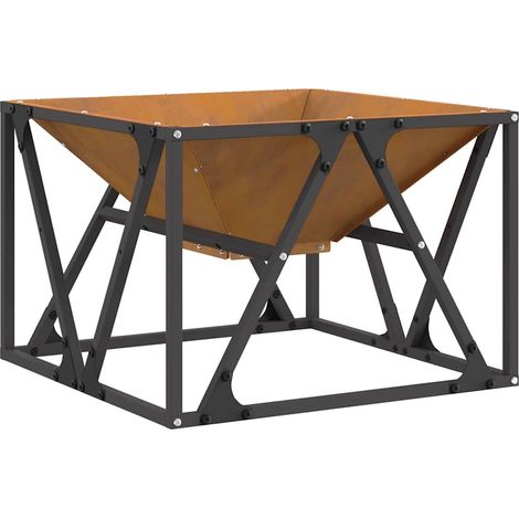 Braise Marron 50 x 50 x 35 cm Acier CFW622786 (1/5)