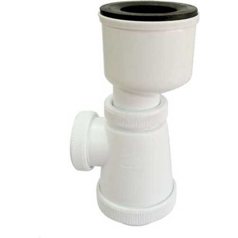 Sifón Botella Corto Extensible Adaptador Urinario 1"1/2 40 Ø 280-195 Altura C-38 - CREARPLAST