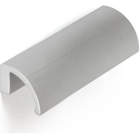 Asa de aluminio con acabado anodizado mate, dimensiones:110x27x30mm y entrepuntos:96mm -