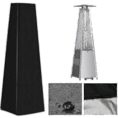 Housse pour chauffage de terrasse, bâche pour chauffage pyramidal, housse extérieure anti-poussière et anti-vent pour chauffage de terrasse, super (1/5)