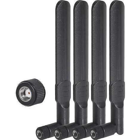 dual-band Wi-Fi antennas (2.4 GHz, 5 GHz and 5.8 GHz), 8 dBi, RP-SMA male MIMO connector for wireless Wi-Fi router (1/5)