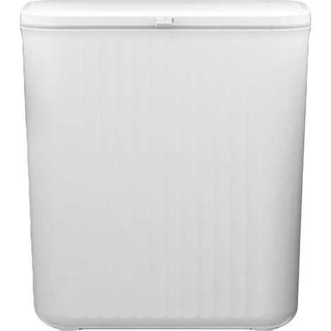 Poubelle Murale À Suspendre, Petite Corbeille De Cuisine De 9 L, Poubelle Murale Avec Couvercle Coulissant Pour Chambre À Coucher, Salle De Bain, Porte D'Armoire De Cuisine Sous (1/5)