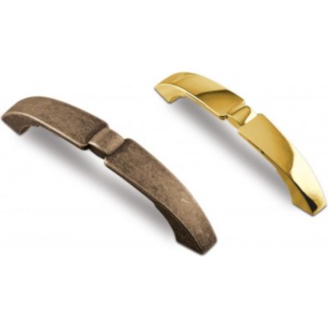 Poignée Buckle 7251 - talla Doré brillant. 149x20x30mm. Entraxe 128mm.