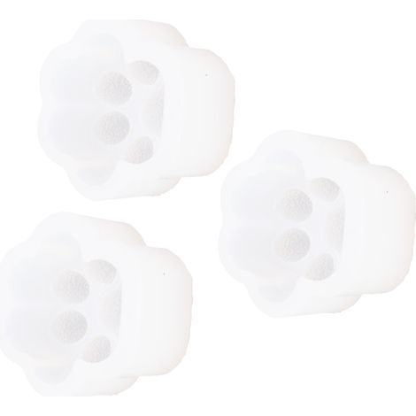 3 Moules en Silicone Souples Patte de Chat pour Pâtisserie, Résine et Chocolat DIY (Lot de 3) (1/5)