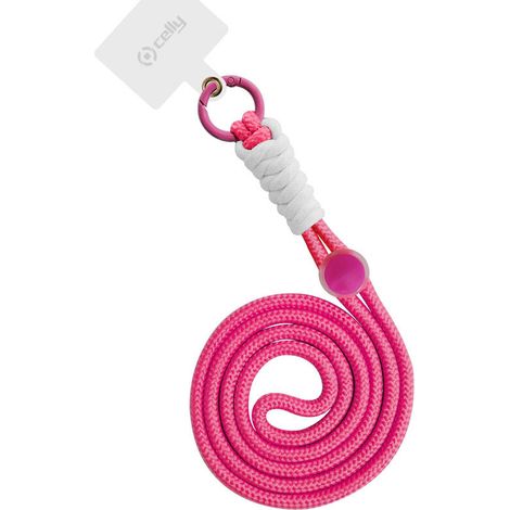 NECKLACE UNI NYLON PINK FL (1/3)