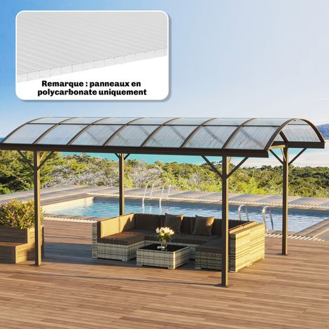 10 Plaques Alvéolaires en Polycarbonate 4mm - Résistantes UV, Panneaux Doubles pour Serre, 120x60cm, Transparent