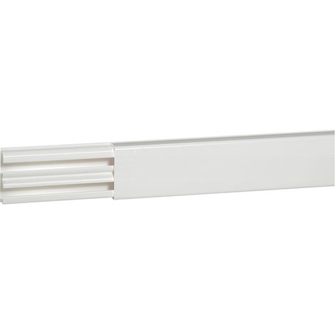 Legrand – Moulure compartimentée 32x12.5mm en PVC – Gestion de câbles sécurisée – Installation rapide et esthétique professionnelle (1/2)