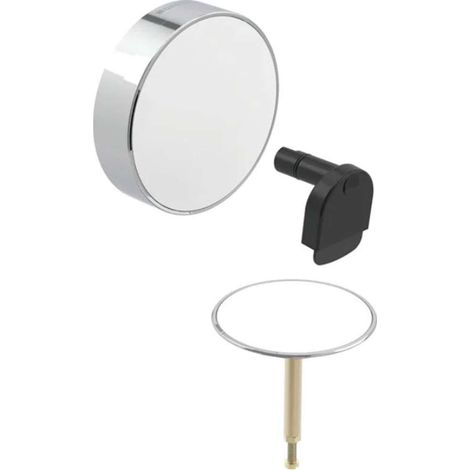 Geberit Accesorios - Kit de montaje de conjunto de bañera, con control giratorio y suministro d52, blanco/cromo 150.481.KJ.1