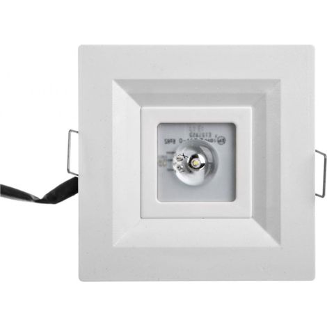 Notleuchte LED 3W lovato P LED offen 3h Einzelfunktion Autotest weiß lvpo/3W/B/3/SE/AT/WH