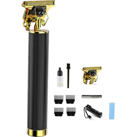Kit tondeuse à cheveux rechargeable USB, coupe-cheveux électrique professionnel pour salon (1/5)