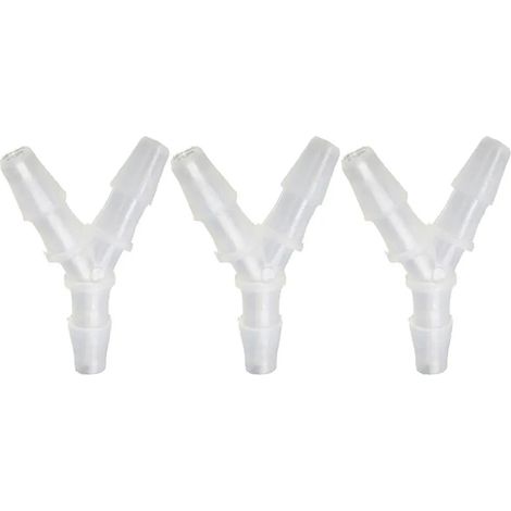 Tuyaux en silicone de type Y Pa composs de 3 sections de diamtre gal (1/5)