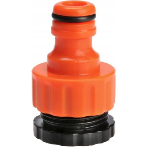 Conector universal para grifos con juntas de goma de 1/2 a 3/4.